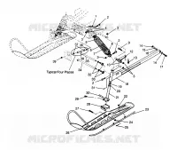 SOSPENSIONI ANTERIORI and SCIARE LITE GT 0963133 and EUROPEAN LITE GT E963133 (4933083308B001)