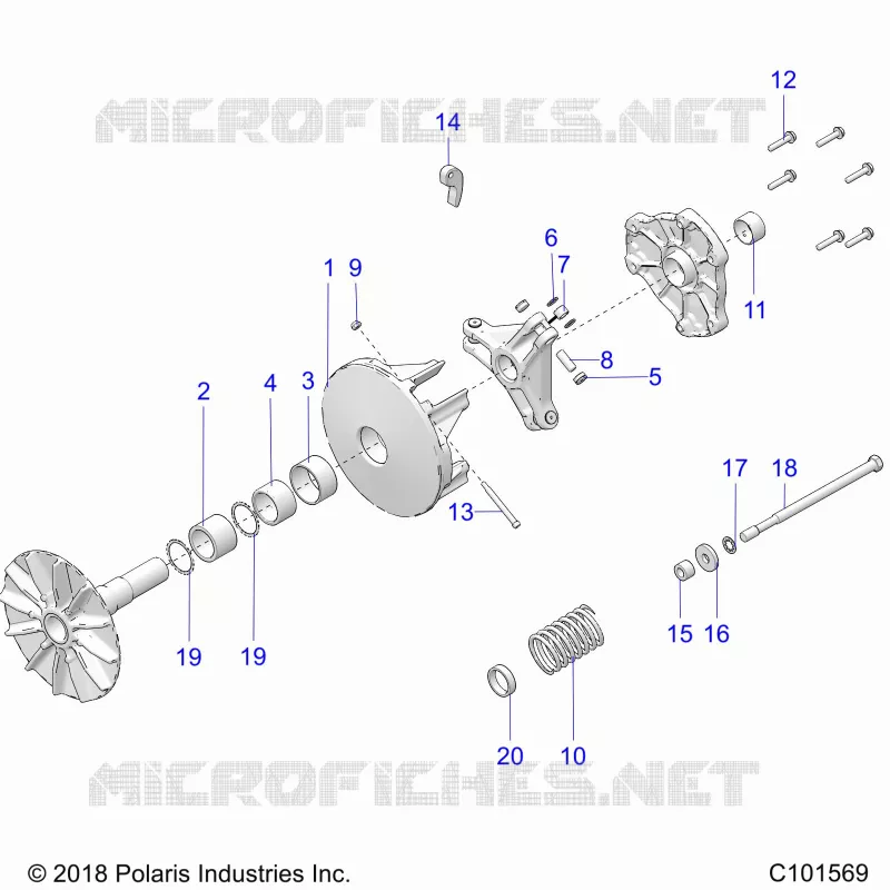 TRASMISSIONE, PRIMARY CLUTCH