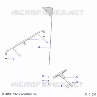 BODY, ACCESSORY PARAURTI , FLAG, AND PASS HANDLE