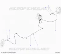 FRENO ANTERIORE BRAKE LINE