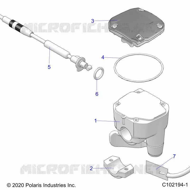 TIMONE, CONTROLS, THROTTLE ASM. AND CABLE