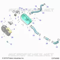 DRIVE TRAIN, COPERCHIO FRIZIONE AND DUCTING