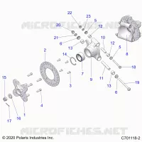 SUSPENSION, PORTAPACCHI POSTERIORE