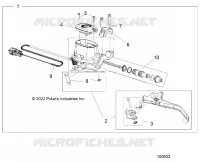 FRENO ANTERIORE BRAKE LEVER AND MASTER CYLINDER