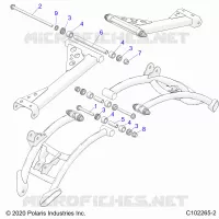 SOSPENSIONE POSTERIORE CONTROL ARM, MOUNTING