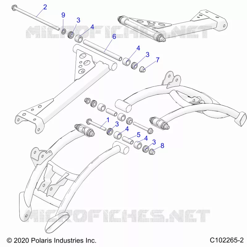SOSPENSIONE POSTERIORE CONTROL ARM, MOUNTING