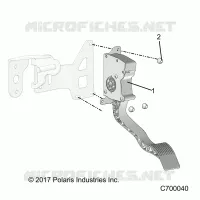 ENGINE, ACCELERATORE PEDALE