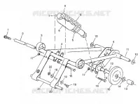 ANTERIORE COPPIA ARM (SKS) 700 SKS 0970566 and EUROPEAN 700 SKS E970566 (4938573857B013)