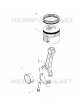 MOTORE, CONNECTING ROD AND PISTONEE SET