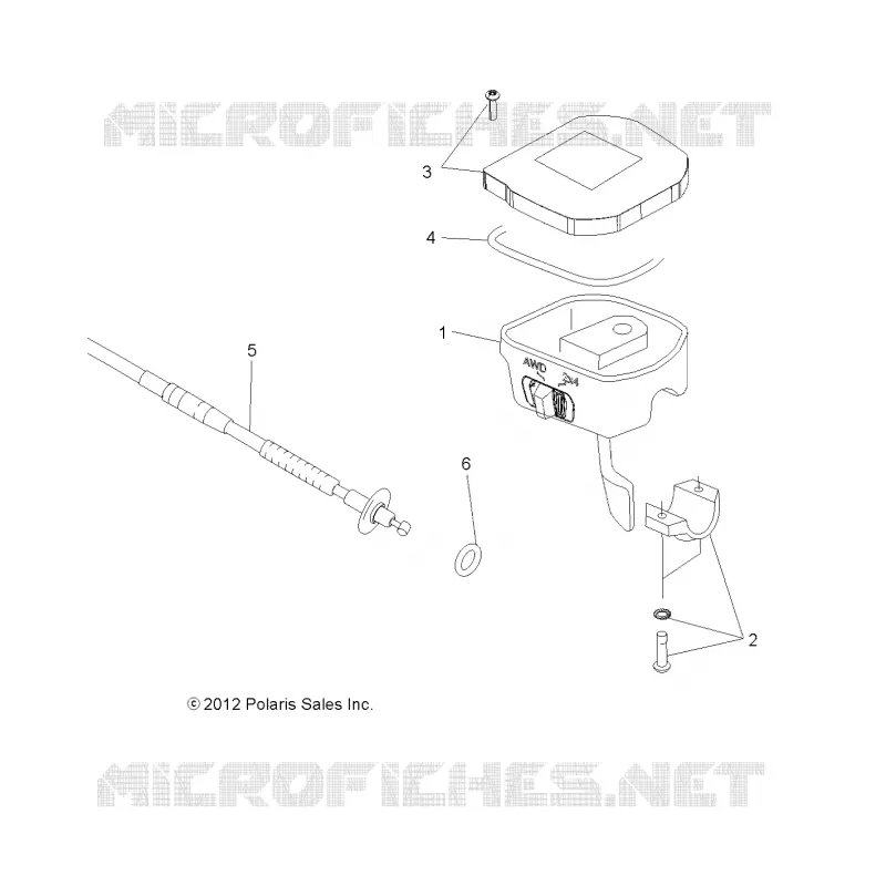 TIMONE, CONTROLS, ACCELERATORE ASM. AND CABLE