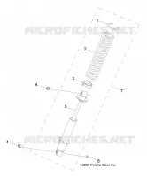 SUSPENSION, AMMORTIZZATORE POSTERIORE