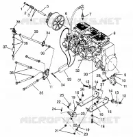 MONTAGGIO DEL MOTORE XLT TOURING  0973357 and EUROPEAN XLT TOURING  E973357 (4937723772C004)