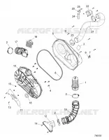 DRIVE TRAIN, COPERCHIO FRIZIONE AND DUCTING