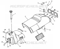 SEDILE   SERBATOIO DI GAS 600 XC 0971776 and EUROPEAN 600 XC E971776 (4937933793A006)