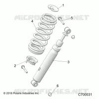 SUSPENSION, SHOCK ANTERIORE MOUNTING