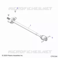 TRASMISSIONE, FRONT PROP SHAFT