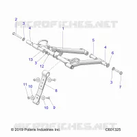SUSPENSION, ANTERIORE COPPIA ARM