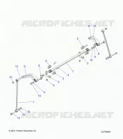 SUSPENSION, REAR BARRA DI STABILIZZAZIONE