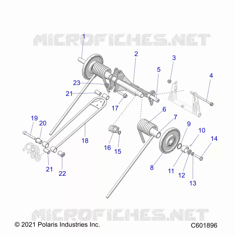 SUSPENSION, POSTERIORE COPPIA ARM