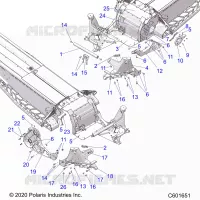 CHASSIS, BULKHEAD ASM. S21TLC6RS/6RE ALL OPZIONI (C601651)