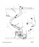 SISTEMA DI ALIMENTAZIONE CARBURANTE, RAIL, LINES AND CORPO FARFALLATO