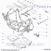 CHASSIS, MAIN FRAME AND SCIARED PLATES
