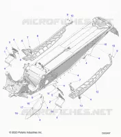CHASSIS, PROTEZIONE FRIZIONE, FOOTRESTS, AND RUNNINGBOARDS
