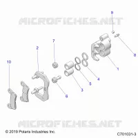 BRAKES, PINZA POSTERIORE