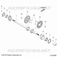 TRASMISSIONE, REAR AXLE