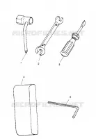 MONTAGGIO KIT DI STRUMENTI  SL 750 B954070 (4930523052B012)