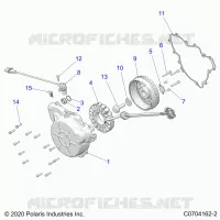ENGINE, STATOR AND FLYRUOTA