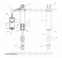 AMMORTIZZATORE POSTERIORE TRACK (7043216)(600 LX)