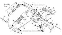 POSTERIORE COPPIA ARM CLASSIC TOURING 0973365 and EUROPEAN CLASSIC TOURING E97336 (4938493849B014)