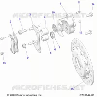 BRAKES, PINZA FRENO POSTERIORE