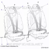 SEDE BELT MOUNTING 4 POINT