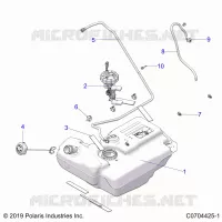 SERBATOIO DI CARBURANTE EVAP