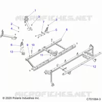 CHASSIS, MAIN TELAIO MOUNTS