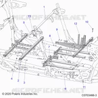 CHASSIS, SEAT AND CENTER CONSOLE MONTAGGIO