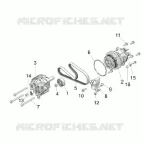ENGINE, ALTERNATORE AND COMPRESSOR