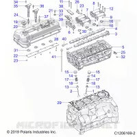 ENGINE, HEAD ASM AND VALVOLE