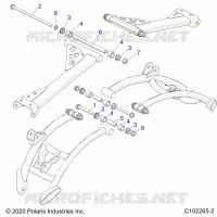 SOSPENSIONE POSTERIORE CONTROL ARM MOUNTING