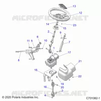 STEERING,INSIEME DELLO STERZO, EPS