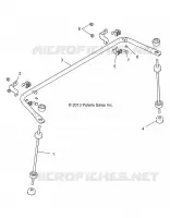 SUSPENSION, POSTERIORE STRUT STABILIZZATORE