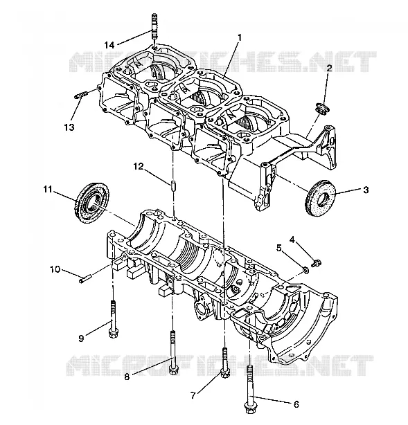 CARTER ASSEMBLY Storm/0932770 and Storm SKS/0932570 (4923032303028A)