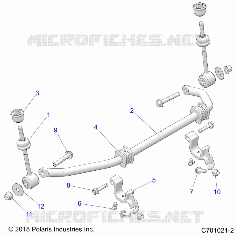 SUSPENSION, FRONT BARRA DI STABILIZZAZIONE