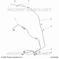 SISTEMA DI ALIMENTAZIONE CARBURANTES, FUEL LINES, STD.