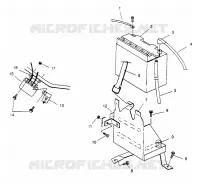 BATTERIA BOX  500 EFI 0952774, EFI SKS 0952574,   EFI SKS PT 0952974, and EU (4929052905C008)