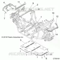 CHASSIS, MAIN FRAME AND SCIARED PLATE