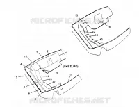 NOSEPAN FOIL ASSEMBLY XLT 0950756, XLT SKS 0950556,  XLT SKS EURO E950556   (4928842884A012)