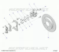 BRAKES, PINZA FRENO POSTERIORE